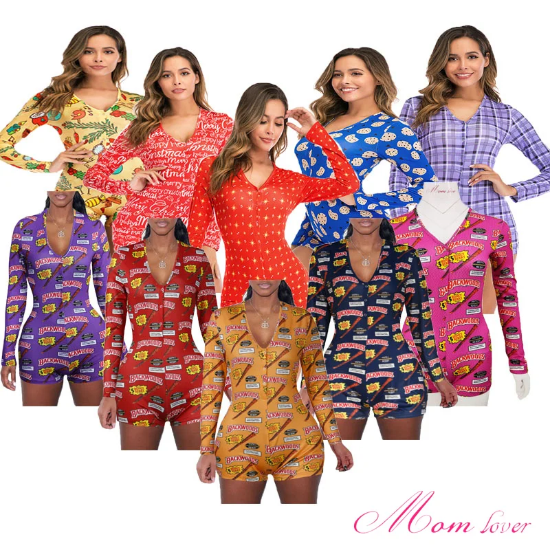 Bodycon Stretchy Onesie Shorts Rompers 