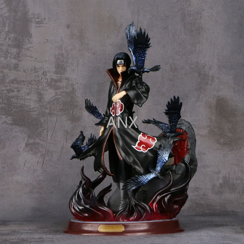 29 см Naruto Crow Hall Uchiha Itachi фигурка ПВХ экшн Аниме Коллекция периферийные устройства