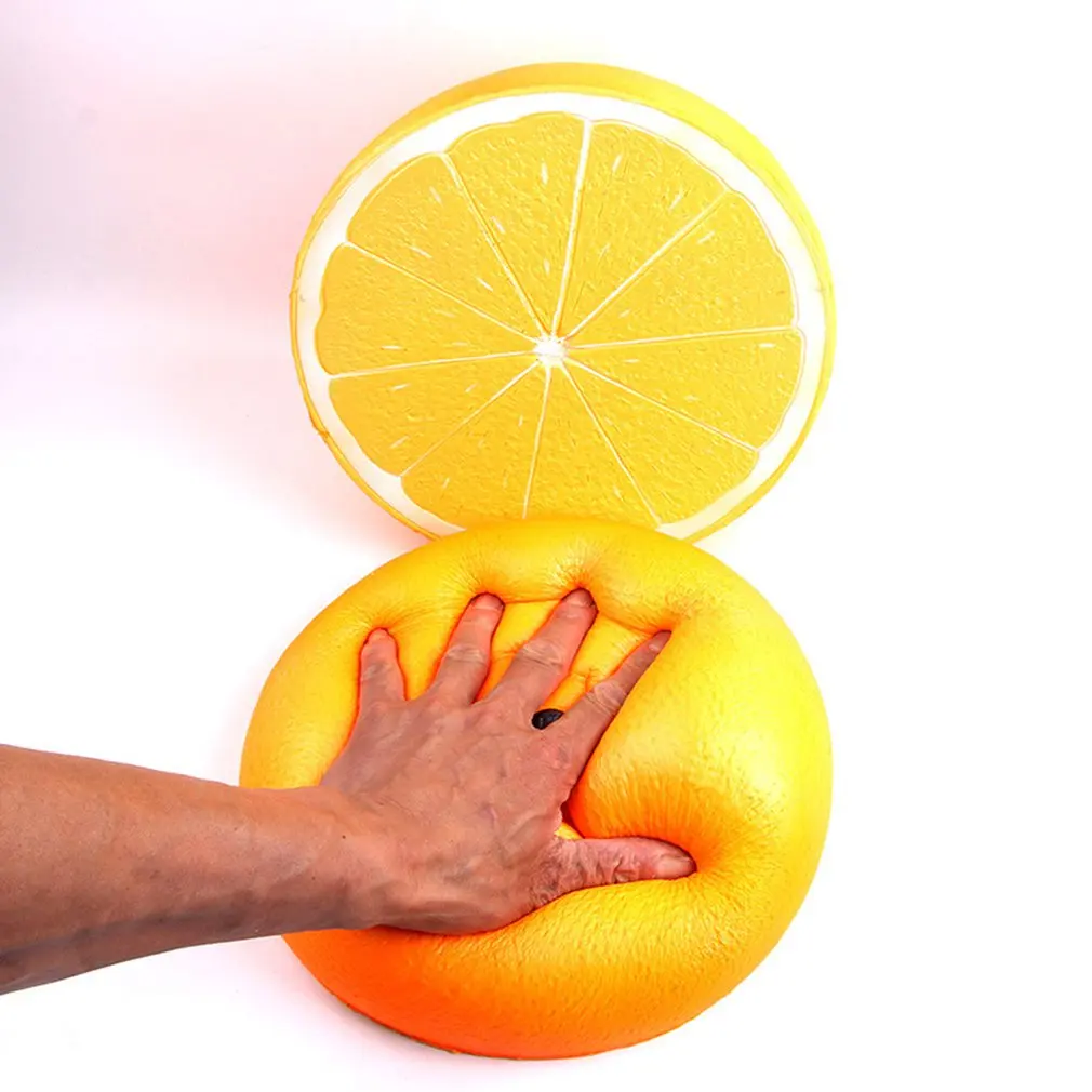 Искусственный Мультфильм оранжевый медленный отскок декомпрессия игрушка пена украшение пена расслабленная игрушка торт образец модели