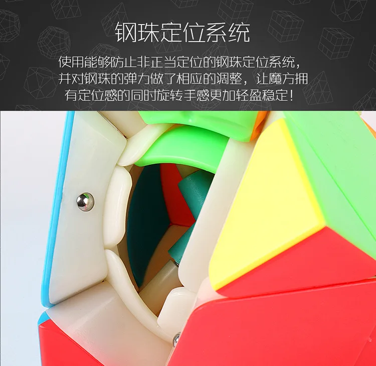 Высококачественный Магический кубик, набор 4 шт., упаковка MoYu MeiLong Pyraminxeds Megaminxeds, скоростная головоломка, игрушки для детей