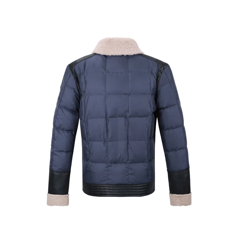 VIISHOW Зимний Легкий пуховик Мужская брендовая парка с отложным воротником зимняя