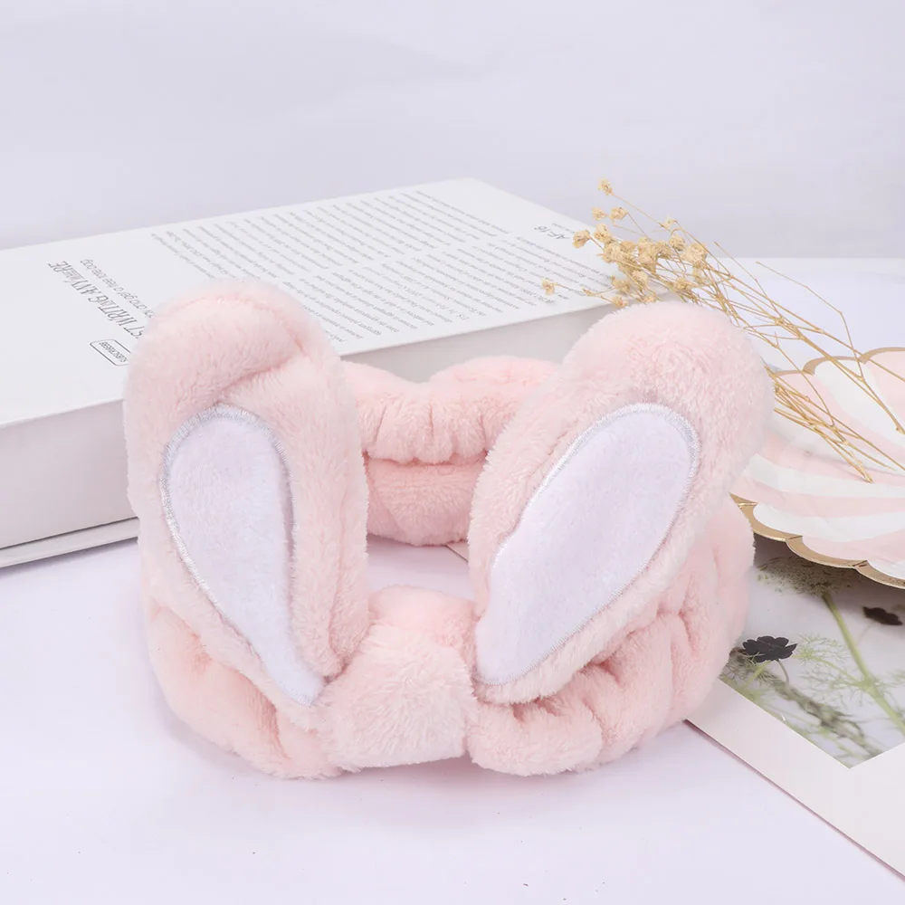 

Soft Rabbit Ears Hair Bands Women Wash Face Headband Makeup Wide Brimmed Hair Accessories Hairband accesorios para el cabello