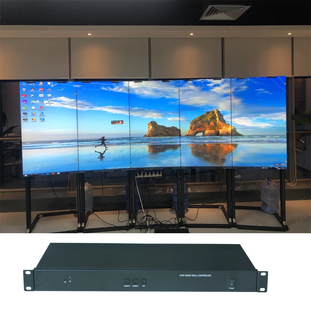 1x5 4k vertical video wall controller, vertical video wall processor