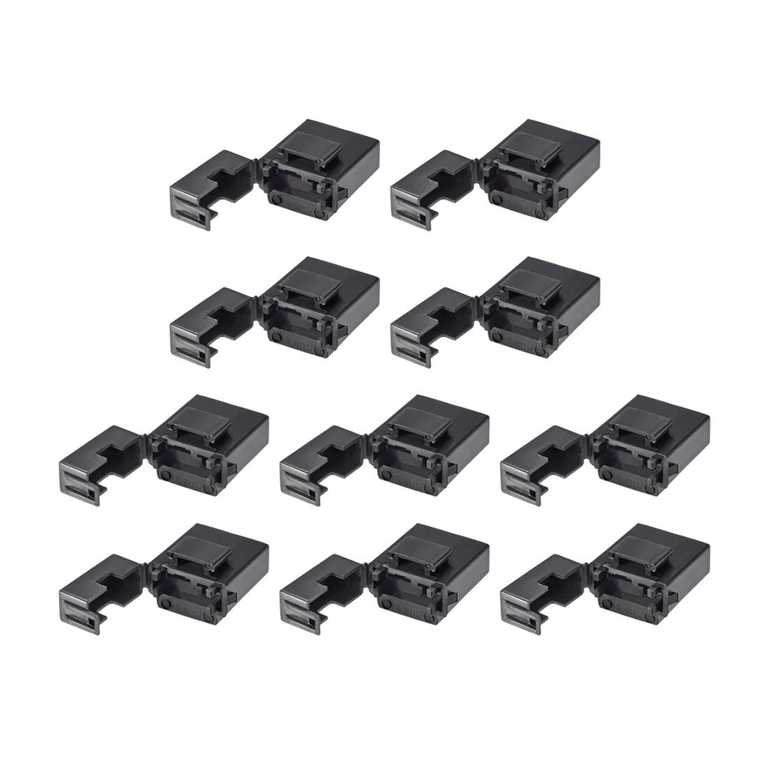 

uxcell 10Pcs Inline Fuse Holder Shell Car Truck Fuse Holder Black for ATC/ATO Fuse for Protecting Wiring from Short Circuit