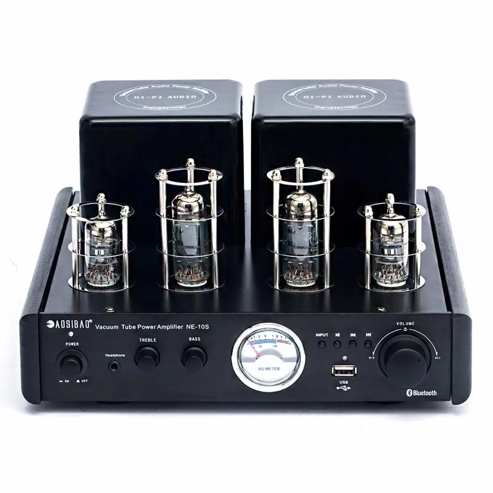 NE-10S Встроенный 4,0 Bluetooth MP3 WAV lossless USB 210 V-240 V 25W 2,0 домашний аудио ламповый HIFI усилитель