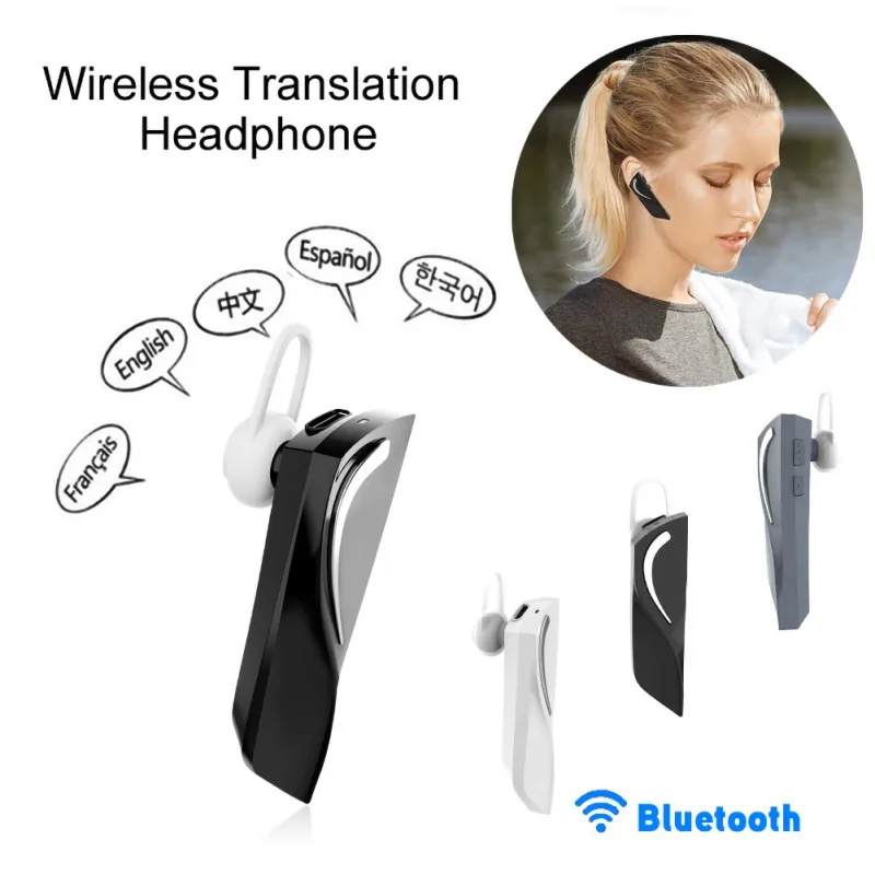 Голосовые беспроводные bluetooth наушники traductor для IOS Android наушники Интеллектуальный 26 в режиме реального времени переводчик языка