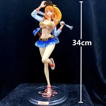 

Anime ONE PIECE Pirate Nami Fashion Style Figure Model Toys 32cm