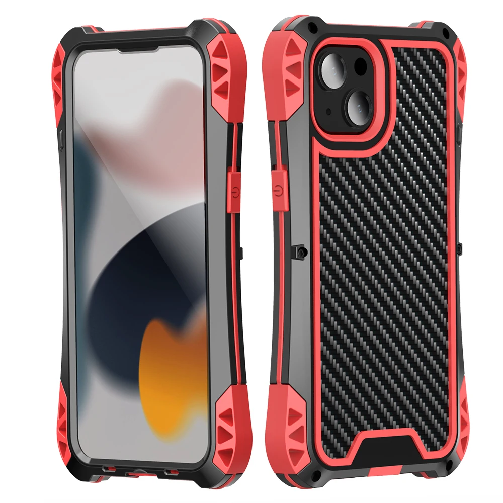 

Powerful Shockproof Dirt Proof Aluminum Case For iPhone 13 Pro Max iPhone 13 mini Case Cover Phone Protective Shell Skin Bag