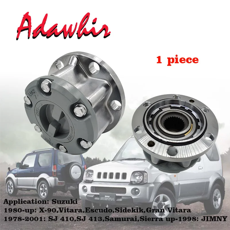 FOR SUZUKI X-90 Vitara Escudo 89-01 JIMNY SJ 410 SJ 413 Samurai Sierra Locking hubs B039 43810-60A00 4381060A00   Zinc alloy