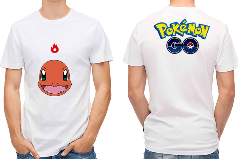 

Cartoon Pikachu Pokemon Men Tshirt Funny Cartoon 90s Cute Print Tshirt Fashion 100% Cotton High Quality Streetwear Top Tees