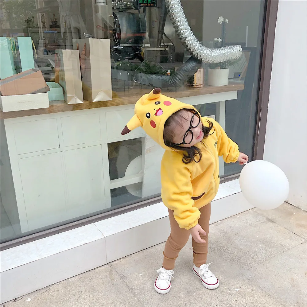 Tonytaobaby/зимняя одежда; новое бархатное пальто с рисунком для маленьких мальчиков и девочек; детская куртка