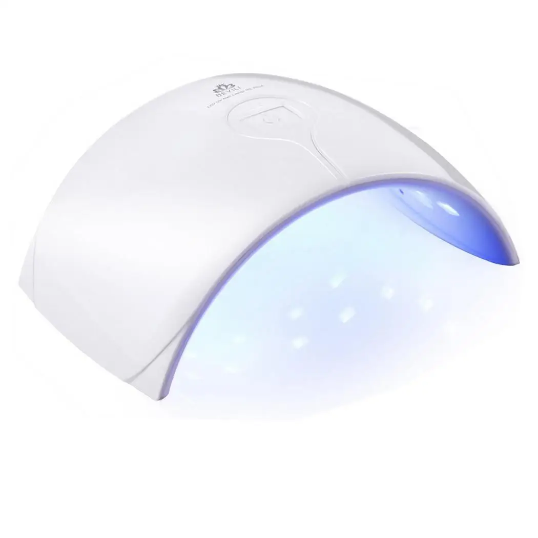white Nail Art Phototherapy Machine Nail Dryer Curing Lamps 24W 30s/60s LED UV/LED Nail Dryer 220V Lamp 15 pcs - Цвет: white