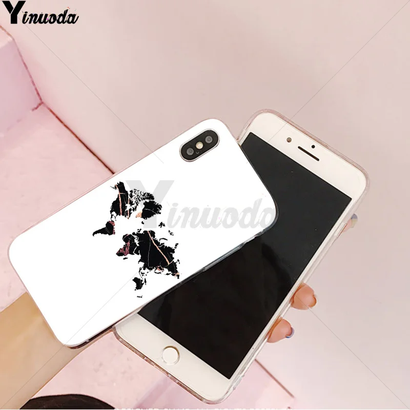 Yinuoda Дорожная карта Ailplane Road sign TPU Мягкий силиконовый чехол для телефона iPhone 8 7 6 6S Plus 5 5S SE XR X XS MAX Coque Shell - Цвет: A6