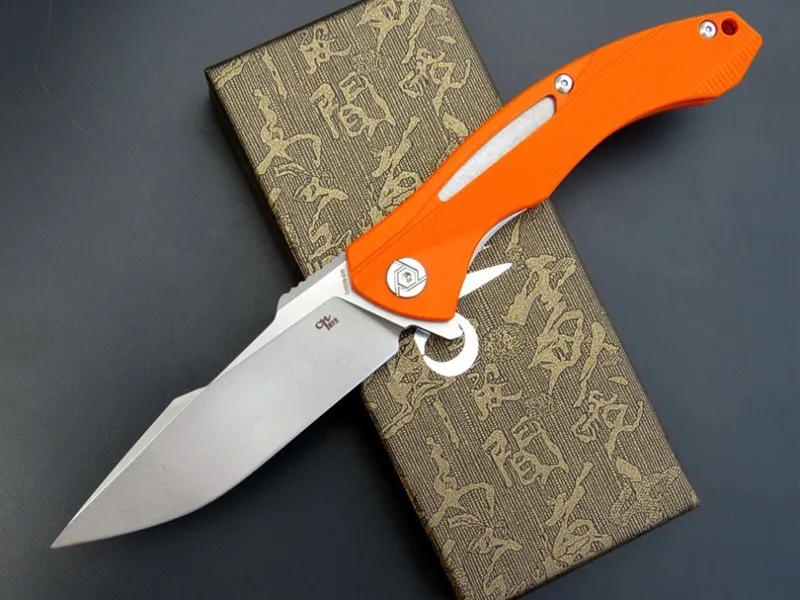 orange CH3519 складной нож D2 Лезвие Карманные походные охотничьи ножи для выживания Тактические спасательные уличные G10 кухонные подарочные инструменты для повседневного использования - Цвет: orange