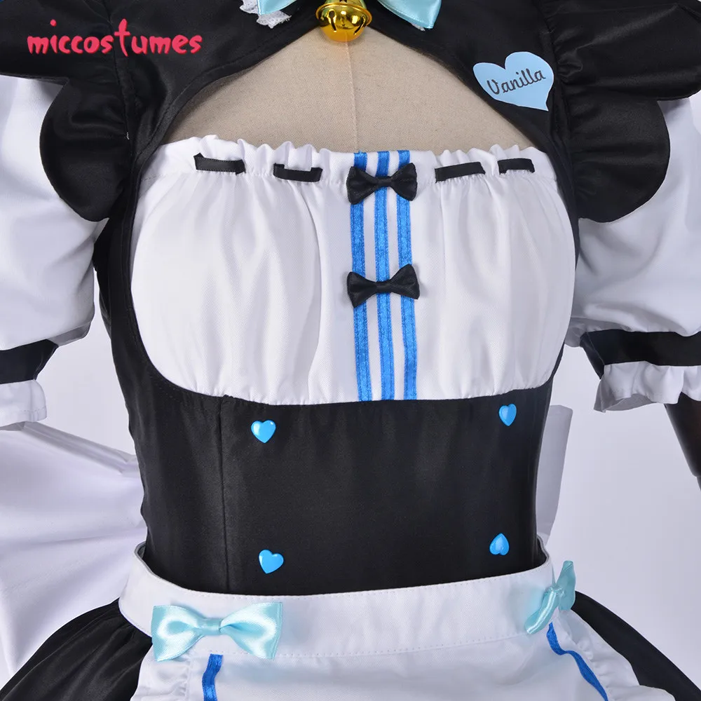 Ваниль Косплей некопара косплей платье горничной с кошачьими ушками| |
