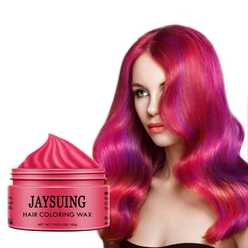 

100g Natural Unisex DIY Hair Color Mud Cream Solid Color Mud Cream Fashion Hair Salon Use Temporary Hair Clay Wax Dye Paint
