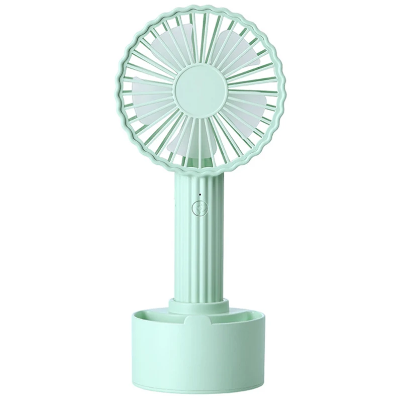 

Portable Handheld Cactus Shape Mini Fan 1200mah Battery USB 3.7V Rechargeable Mini Usb Fan With 3 Adjustable Speeds Green