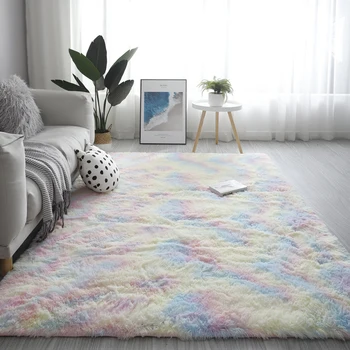 

Nordic Ins Living Room Carpet Bedroom Bedside Mat Large Area Rug Carpets for Bed Room Pink Rug Alfombras Para Sala