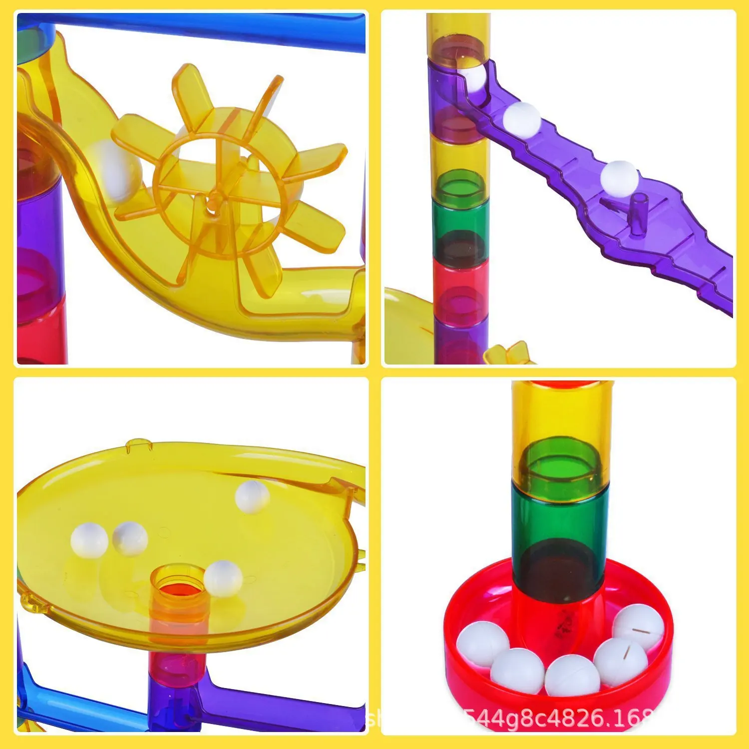 

Creative Children DIY Stereo Camera Track Ball Bearing Building Blocks Children'S Educational Toy Maze Pipeline Assembled Toys