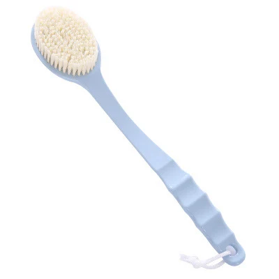 Sky Blue LHX щетка для ванны с длинной ручкой, Массажная щетка для кожи, щетка для тела для ног, щетка для отшелушивания спины, аксессуары для ванной комнаты HP1581f1 - Цвет: Sky Blue