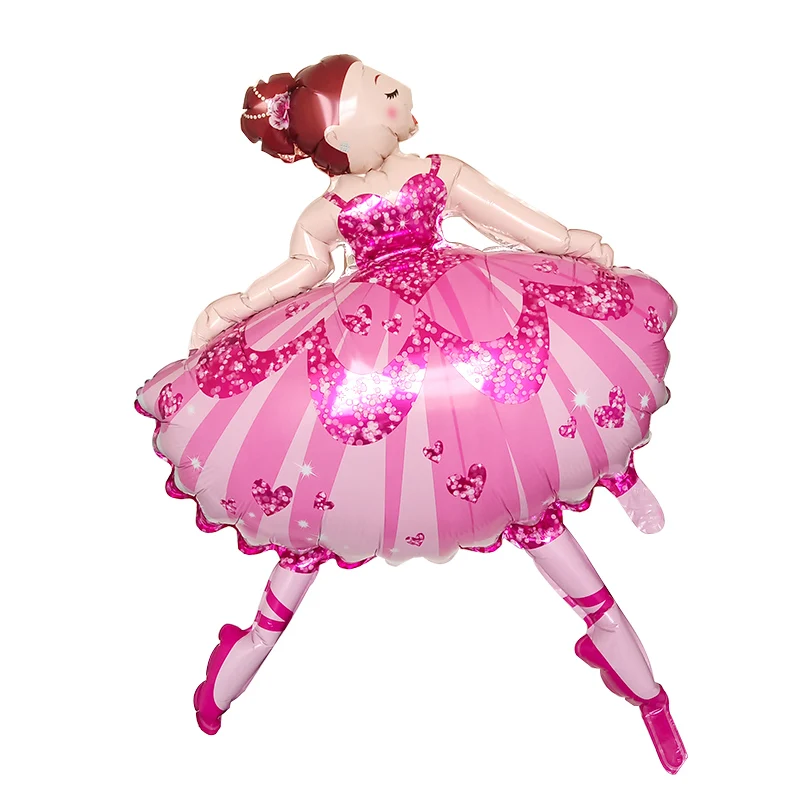 

1pcs/lot Large Princess Balloons Ballet Dancing Snow White helium foil balloon kids Toys Birthday Wedding Decor Party Supplies