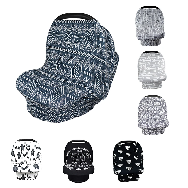 Nursing Breastfeeding Privacy Cover Print Baby Scarf Multifunction