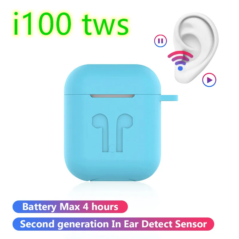 

i100 TWS 1: 1 sensor mini Pop-up w1 h1 chip Bluetooth Wireless Bluetooth earbuds pk i10 i60 i30 i20 i80 I90 i77 tws