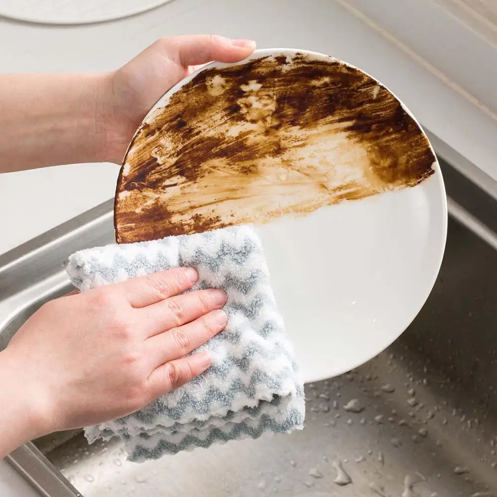 1 шт. кухонное полотенце из микрофибры|Чистящие салфетки| |