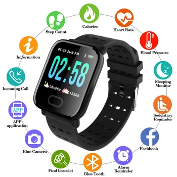 

Men Women Sport Smart band Fitness Tracker Pedometer Blood Pressure Heart Rate Blood oxy Monitor Smartband Bracelet Wristband