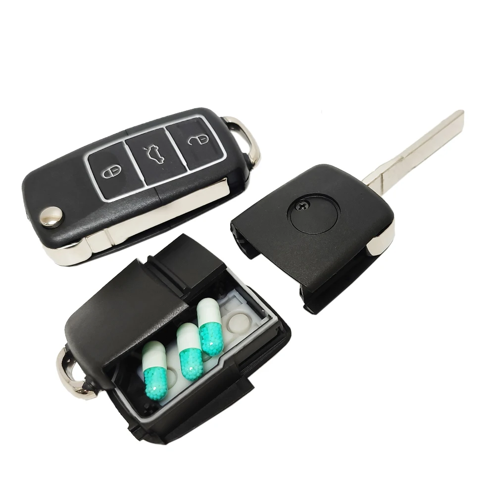 1Pc Fake Car Key Diversion Safe Lightweight Portable Cans Hidden