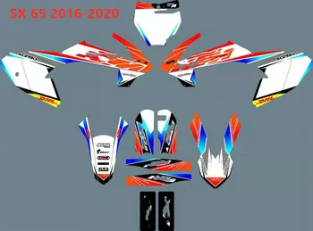 

3M STICKERS For KTM SX65 16-20 Free Customized Motorcycle Graphics Stickers For KTM SX65 SX 65 2016 2017 2018 2019 2020 65SX
