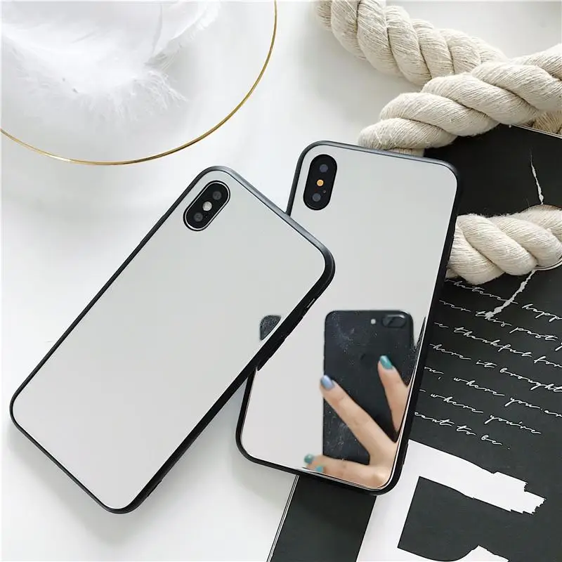 Ультратонкое Зеркало чехол для iphone 11 Pro Max чехол для телефона iphone 6 S Plus силиконовый чехол для iphone XS Max Xr X 7 8 Plus