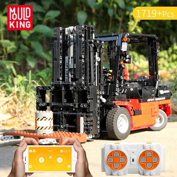 

Technic RC Engineering Car Motor Power Mobile Crane Forklift Mk II Truck Car Model Buildling Blocks Lepining MOC-3681 Brick Toys