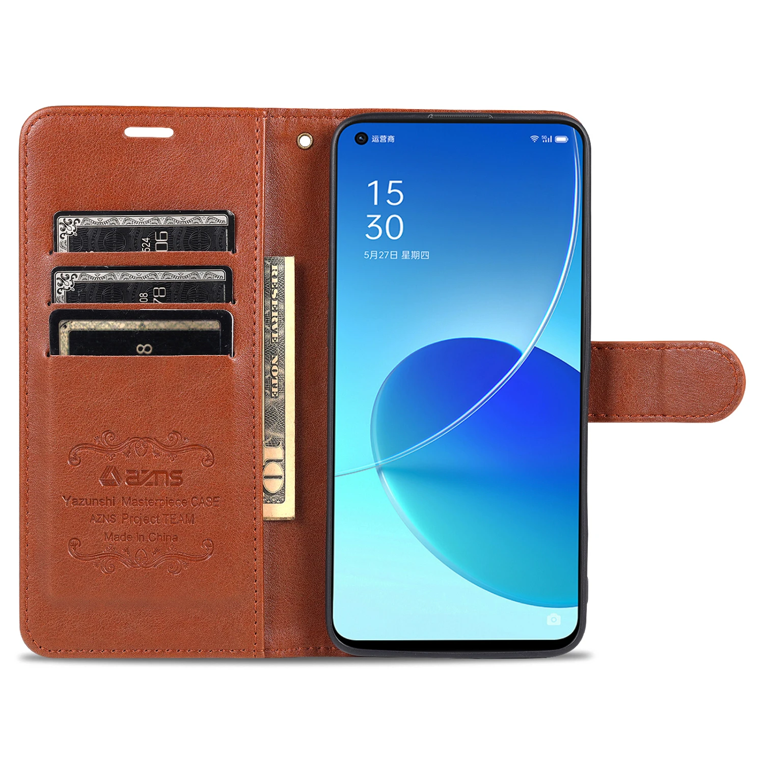 플립 커버 OPPO Reno 6 Pro 5G MediaTek Snapdradon 버전 6.55 Pu 가죽 폰 가방 보호용 홀더