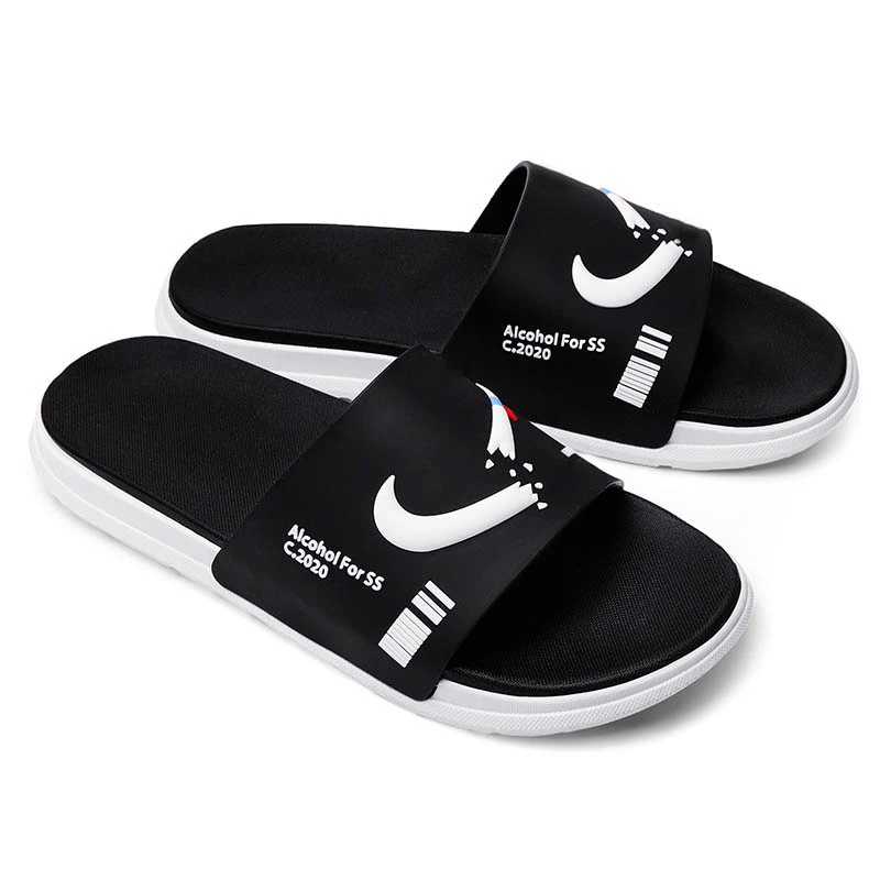 EVA Men Slider Slippers Fashion Casual Shoes Non-slip Slides Bathroom Summer Sandals Soft Sole Flip Flops Men