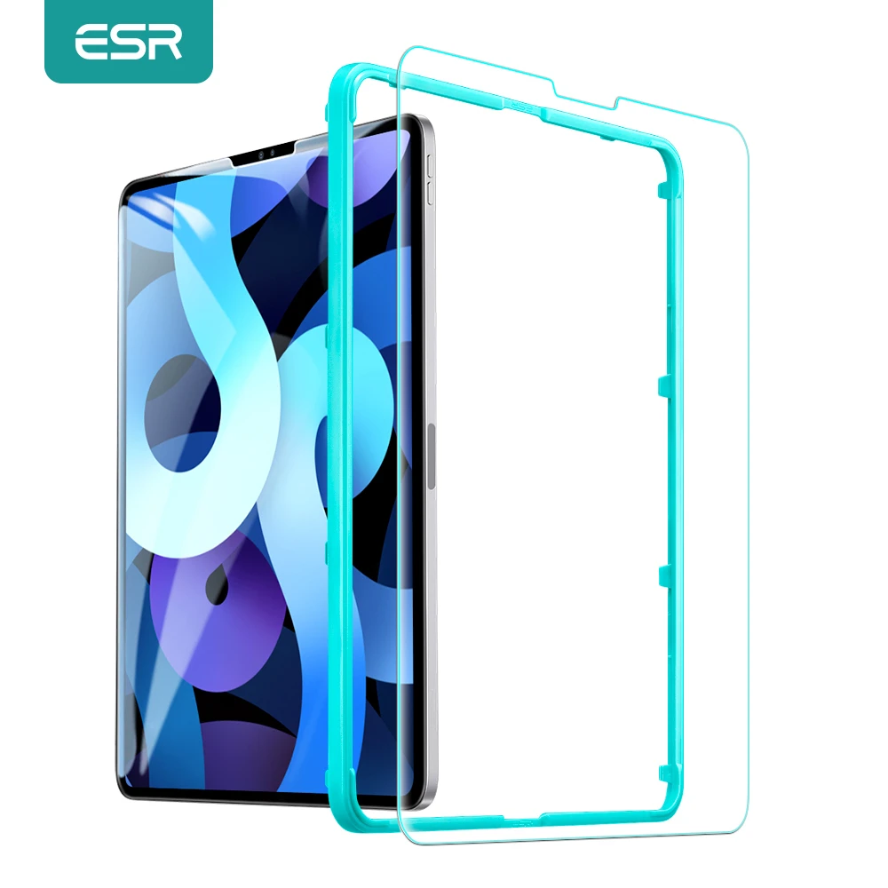 

ESR 1PC Tempered Glass for 2020 iPad Air 4/iPad 8th/iPad Pro 11 12.9 Inch Anti Blue-ray HD Screen Protector for iPad Pro 2020