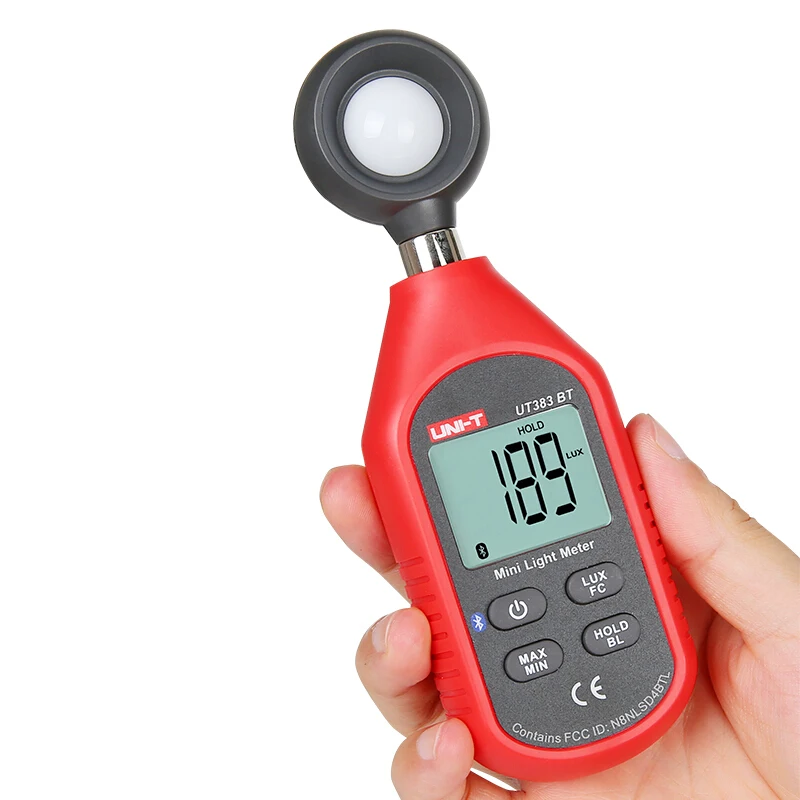 UNI-T UT383BT мини-светильник с Bluetooth, высокоточный осветительный прибор, измеритель яркости, измерительный прибор