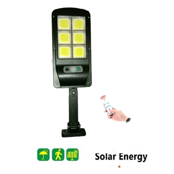

solar light lamp floodlight reflector Powered Waterproof IP65 Sense Infrared Sensors Outdoor Fence Garden Pathway Wall remote co