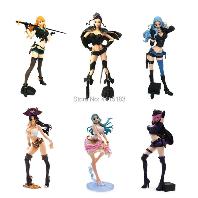 Koop Anime Een Stuk Nami Boa Hancock Vivi Perona Robin Reiju Pudding Pvc Action Figure Pop Collectible Model Speelgoed Kerst Cadeau