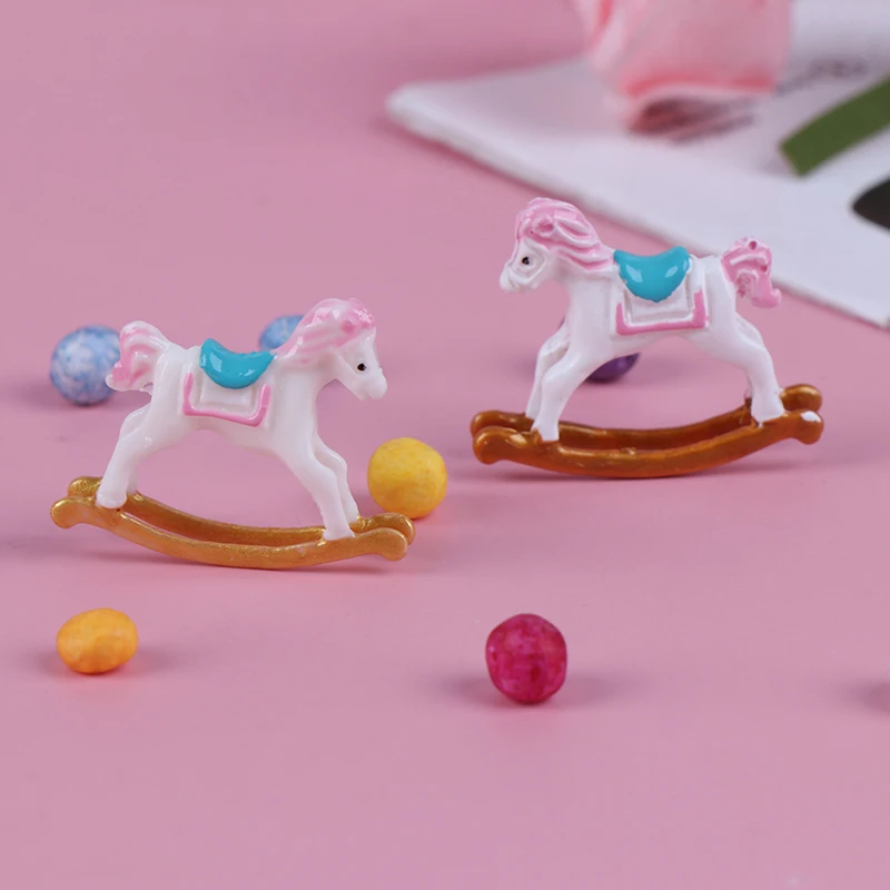 miniature wooden rocking horse