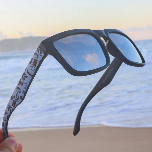 Kdeam Men's Polarized Sunglasses Fishing Lifestyles Mirrored Color
