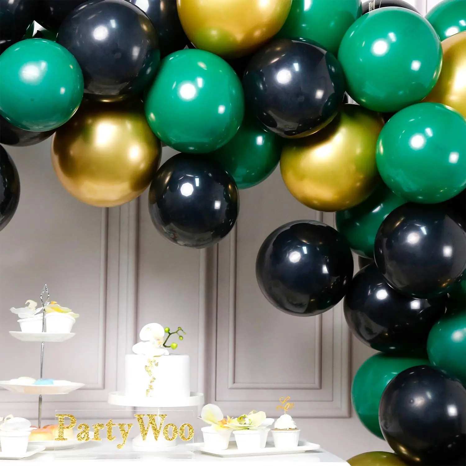 Green And Black Party Decorations