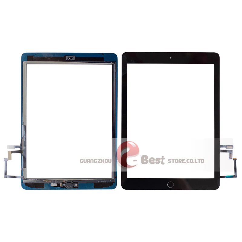 USA Touch Screen Digitizer Glass Home Button For iPad 5th 2017 Gen A1822 A1823