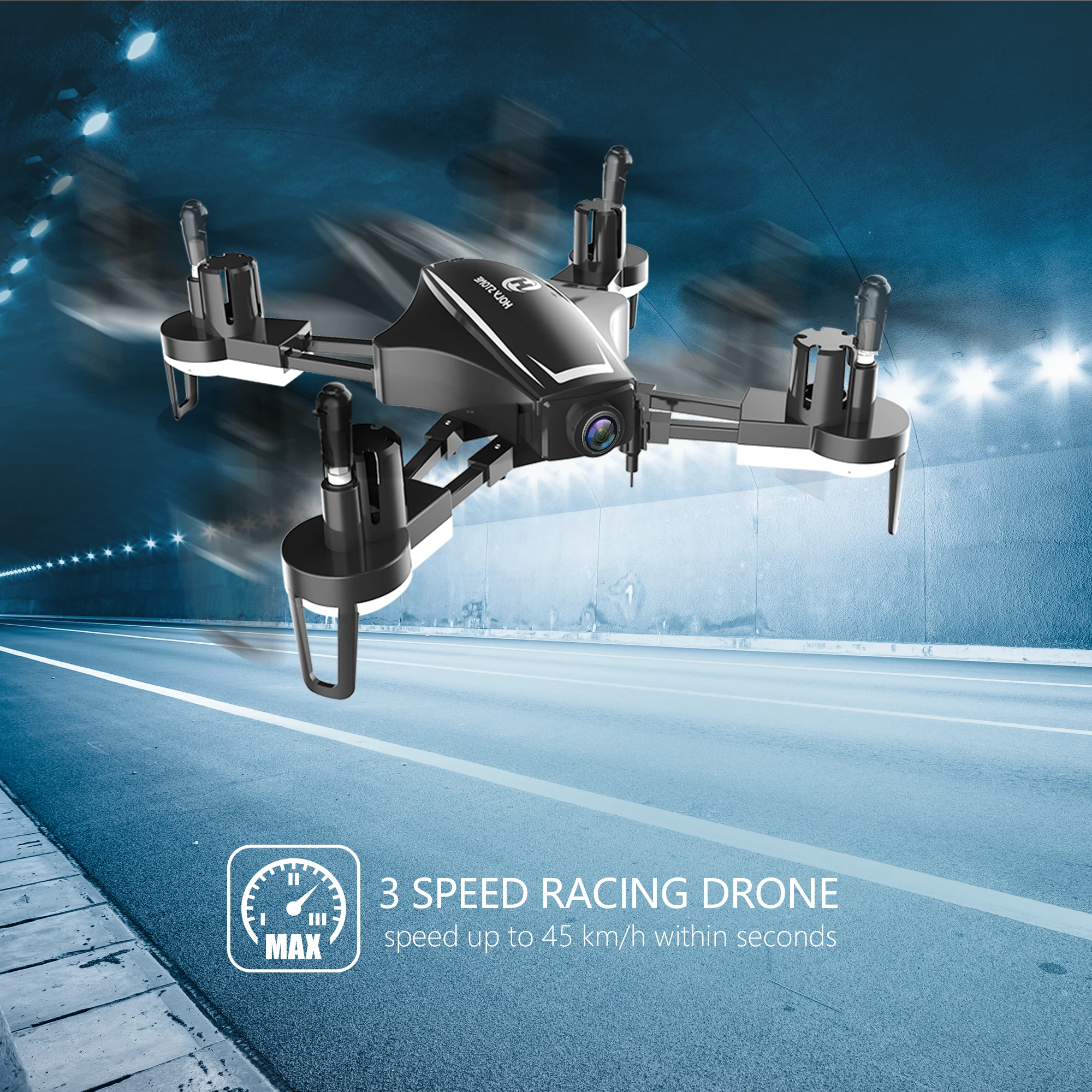  Holy Stone HS230 RC Drone 5.8GHz FPV Wifi 720P HD Camera Drone High Speed LCD Screen Wind Resistanc