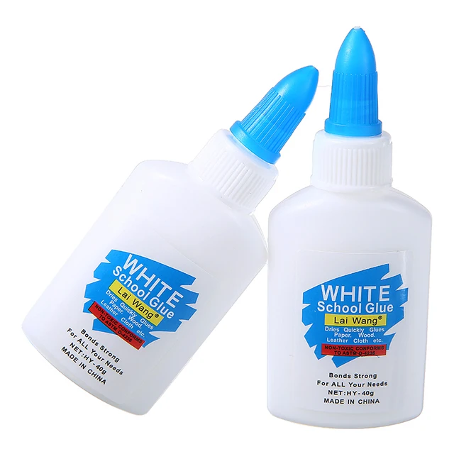 40ml Washable Liquid White Glue Student Bond Paper Crafts Diy School Office  Supply Adhesive Business Stationery - Adhesives & Glue - AliExpress