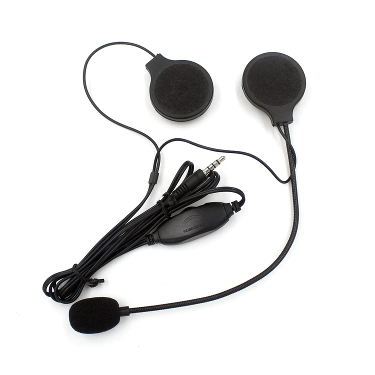 MP3 Cellphone Motorbike Helmet Stereo Headphone Headset with Microphone Speaker