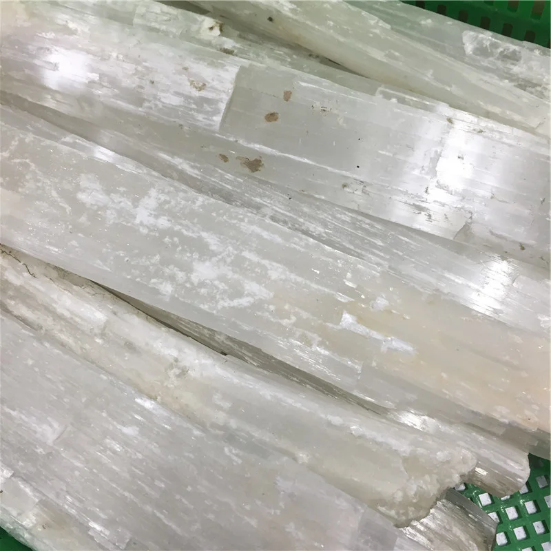 23 см Selenite палочки из Белого Гипса кристаллы палочки лезвия