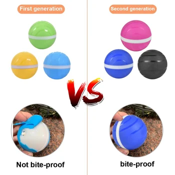 

Upgrade Smart Dog Toys Ball Automatically Wake Up Pet Ball Dog/Cat Outdoor Interactive Toy LED Electric Ball Christmas for dogs