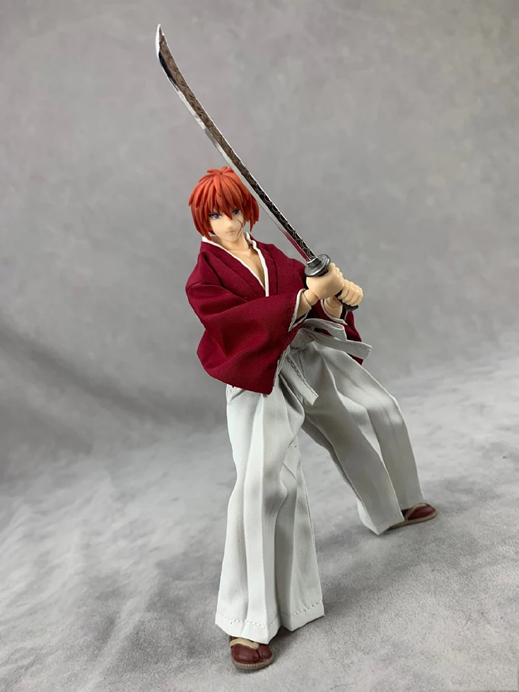 Великолепные игрушки Dasin модель Rurouni Ken shin HIMURA KENSHIN S.H.F фигурка Аниме ПВХ игрушки фигурка