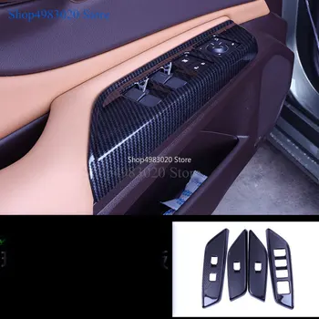 

Car door Window glass switch button panel lift armrest handrail trim frame 4pcs For lexus es es200 es250 es300h es350 2018 2019